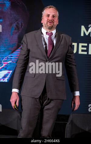 Barcelona, Spain. 12th Nov, 2021. Mr. Vit Jedlicka, President of Liberland speaks during the conference.In the annual framework of Democracy4All, Blockchain For Governance has taken place at Casa Llotja de Mar in Barcelona with conferences focused on the development and implementation of blockchain technology. Credit: SOPA Images Limited/Alamy Live News Stock Photo