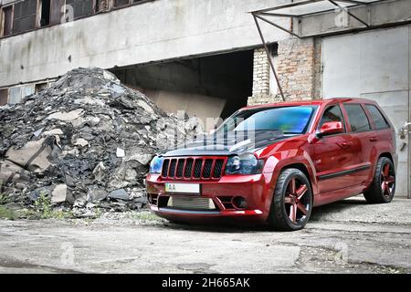 Kiev, Ukraine - September 8, 2013: Jeep Grand Cherokee SRT8 Stock Photo