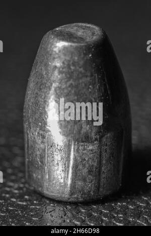 Macro of rifling on bullet Stock Photo - Alamy