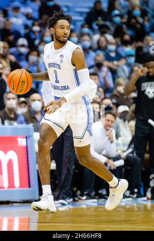 Chapel Hill, NC, USA. 12th Nov, 2021. Brown Bears guard Paxson Wojcik ...