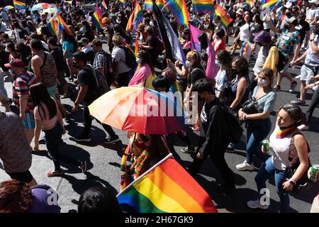 LGBTQ+ pride parade in Bucharest draws ten thousand plus people