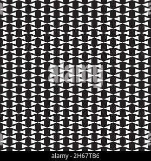 Seamless abstract geometric triangle interlock pattern Stock Vector