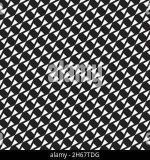 Seamless abstract geometric triangle interlock pattern Stock Vector
