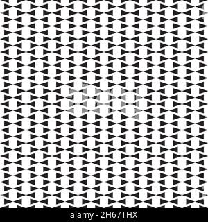Seamless abstract geometric triangle interlock pattern Stock Vector