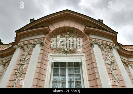 The Amalienburg is an elaborate hunting lodge on the grounds of the ...