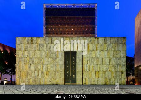 Jewish Museum and Synagogue in Munich. It provides an overview of Munich’s Jewish history and is part of the city's new Jewish Center located at Sankt Stock Photo