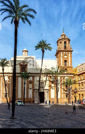 Iglesia de Santiago Apostol, Cádiz / Church of Santiago Apostol Stock Photo