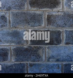 Texture or background of a gray brick wall Stock Photo