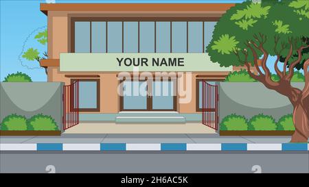 store building vector Stock Vector