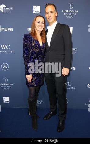 Laureus Charity Night with Tennis Champion Martina Hingis and husband ...