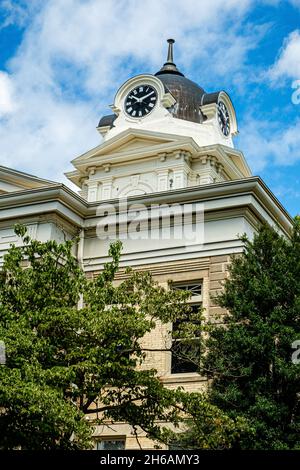 Franklin County Courthouse, Courthouse Square, Carnesville, Georgia Stock Photo