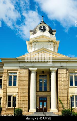 Franklin County Courthouse, Courthouse Square, Carnesville, Georgia Stock Photo