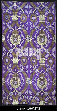 Panel (Furnishing Fabric), Scotland, 1885/90. Designed by Alexander Morton, produced by Alexander Morton and Company. Stock Photo