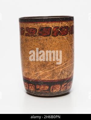 Cylindrical Vessel, A.D. 250/900. Stock Photo