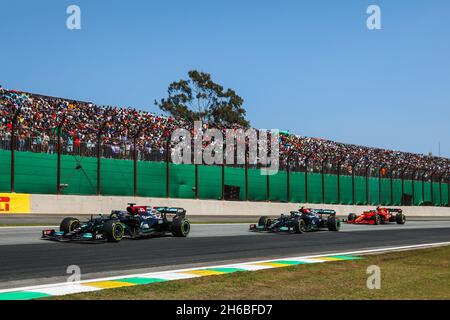 Lewis Hamilton (GBR) Mercedes AMG F1 W12. 14.11.2021. Formula 1 World Championship, Rd 19, Brazilian Grand Prix, Sao Paulo, Brazil, Race Day.  Photo credit should read: XPB/Press Association Images. Stock Photo