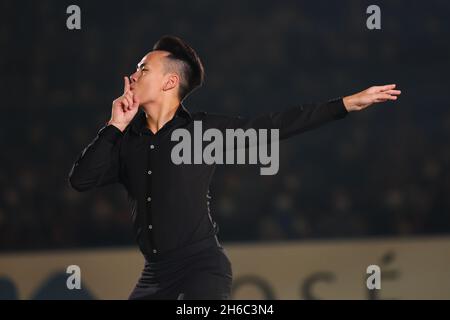 Nam Nguyen (CAN), NOVEMBER 14, 2021 - Figure Skating : ISU Grand Prix ...