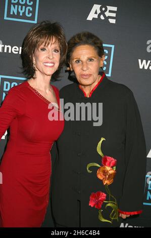 Deana Martin and Lainie Kazan attend the 'DEAN MARTIN: KING OF COOL' screening at Doc NYC Festival at Doc NYC Festival on November 14, 2021 at SVA Theater in New York, New York, USA. Robin Platzer/ Twin Images/ Credit: Sipa USA/Alamy Live News Stock Photo