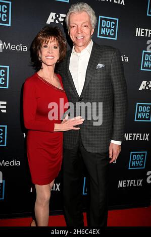 Deana Martin, daughter of DeanMartin and husband John Griffeth attend the 'DEAN MARTIN: KING OF COOL' screening at Doc NYC Festival at Doc NYC Festival on November 14, 2021 at SVA Theater in New York, New York, USA. Robin Platzer/ Twin Images/ Credit: Sipa USA/Alamy Live News Stock Photo