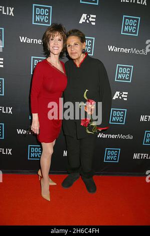 Deana Martin and Lainie Kazan attend the 'DEAN MARTIN: KING OF COOL' screening at Doc NYC Festival at Doc NYC Festival on November 14, 2021 at SVA Theater in New York, New York, USA. Robin Platzer/ Twin Images/ Credit: Sipa USA/Alamy Live News Stock Photo