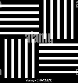 Tile square shape parquet wood floor material laminate plank panel icon black color vector illustration flat style simple image Stock Vector