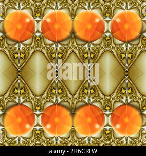 Decoration fractal background tile for creative design needs Stock Photo