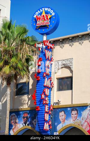Hollywood Wax Museum, Hollywood Boulevard, Los Angeles, California, United States of America Stock Photo