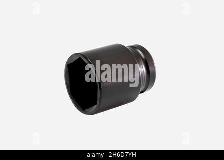 Block wrench on the white background. Tools for mechanic technician maintenance service repair. Stock Photo