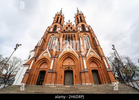 Cathedral Basilica of the Assumption of the Blessed Virgin Mary. Bialystok, Poland - October 22, 2021 Stock Photo