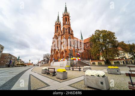 Cathedral Basilica of the Assumption of the Blessed Virgin Mary. Bialystok, Poland - October 22, 2021 Stock Photo