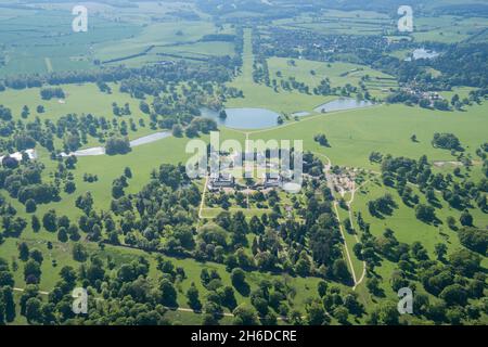 Woburn Abbey, the house, gardens and landscape park, Woburn, Bedfordshire, 2018. Stock Photo