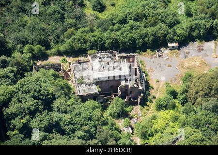 Great Barr Hall, a former country house now derelict, Walsall, West Midlands, 2018. Stock Photo