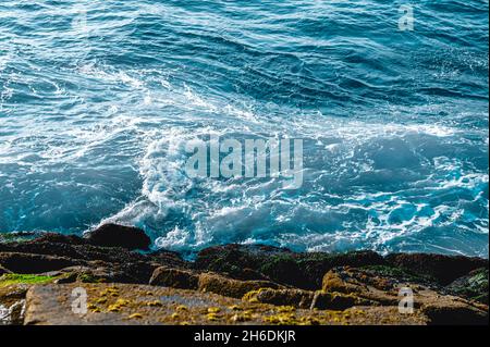 Waves of the Atlantic Ocean Stock Photo