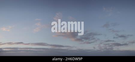 Beautiful sky at twilight panorama Stock Photo