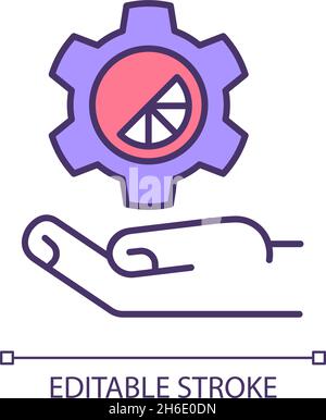 Brand promise RGB color icon Stock Vector