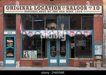 Wild Bill Bar on Main Street in Deadwood, South Dakota