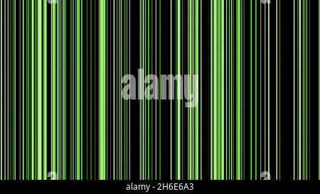 Quick motion of multicolored neon bright lines moving horizontally on the black background. Seamless looping abstract background animation. Stock Photo