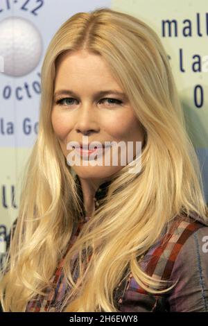 Claudia Schiffer launches the Mallorca Clasic 2006 Golf Tournament, London.   Stock Photo