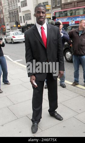 Dwain Chambers leaves the High Court in London, after he lost his appeal to overturn his lifetime ban on competing in Olympic events. Sprinter Dwain Chambers today lost his High Court bid to be allowed to compete at next month's Olympic Games in Beijing. Mr Justice Mackay refused to grant an injunction to temporarily suspend a lifetime ban on Chambers competing at the Olympics. The ban was imposed by the British Olympic Association (BOA) because of his self-confessed past use of performance-enhancing drugs. Stock Photo