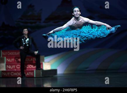 The Nutcracker is performed at the Coliseum in London. Stock Photo