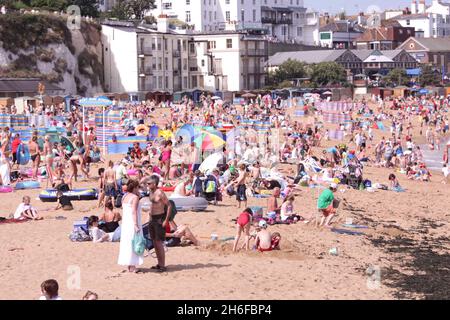 Hundreds of thousands of Britons are abandoning foreign holidays in favour of 'staycations' creating a boost to the domestic travel market . The number of Britons travelling abroad fell 10 percent in the year to June 2009 compared with the 12 months to June 2008, the Office for National Statistics said, as sinking sterling made foreign trips more expensive for cash-strapped Britons. Stock Photo
