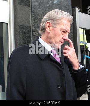 Former Portsmouth FC Chairman Milan Mandaric leaves the City Of Westminster Magistrates on tax charges. Stock Photo