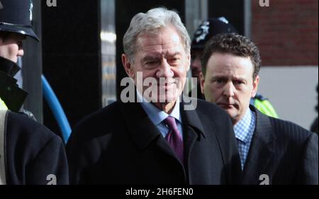 Former Portsmouth FC Chairman Milan Mandaric leaves the City Of Westminster Magistrates on tax charges. Stock Photo