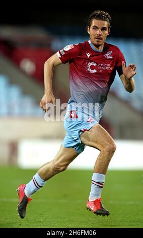 Scunthorpe United's Alex Perry during the Sky Bet League Two match