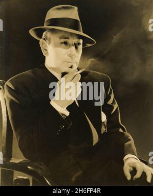 American film actor and dancer George Raft, 1980s Stock Photo - Alamy