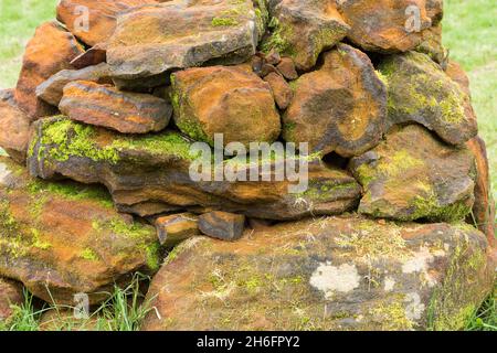 Ironstone - sedimentary rock from which iron can be smelted (surface ...