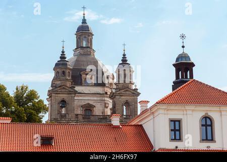 Pazaislis Camaldolese Monastery and church in Kaunas Stock Photo