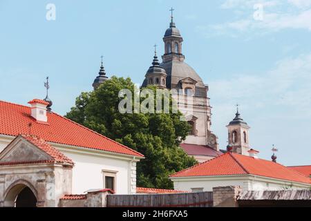 Pazaislis Camaldolese Monastery in Kaunas, Lithuania Stock Photo