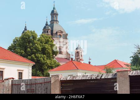 Pazaislis Camaldolese Monastery in Kaunas, Lithuania Stock Photo