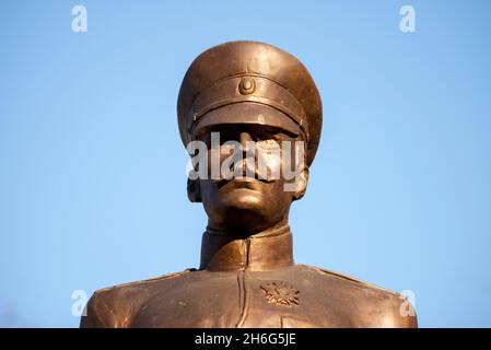 Colonel Boris Monument of the popular Colonel Boris Drangov as a Bulgarian military ...