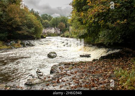 River Blackwater at Benburb, Co. Tyrone, Northern Ireland Stock Photo